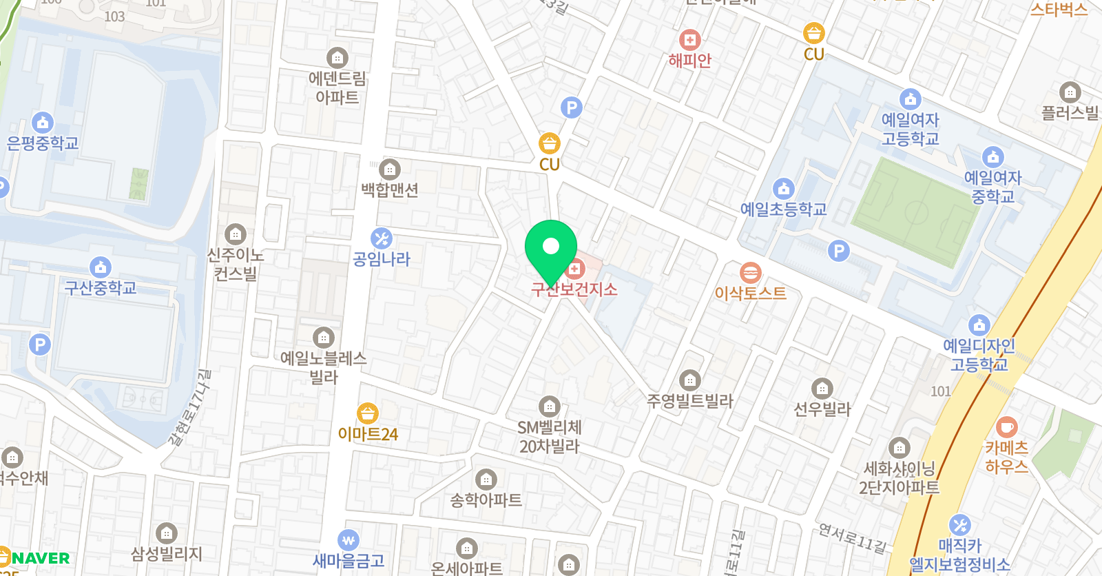 스마트해법 수학학원 스마트해법 아름 공부방 위치