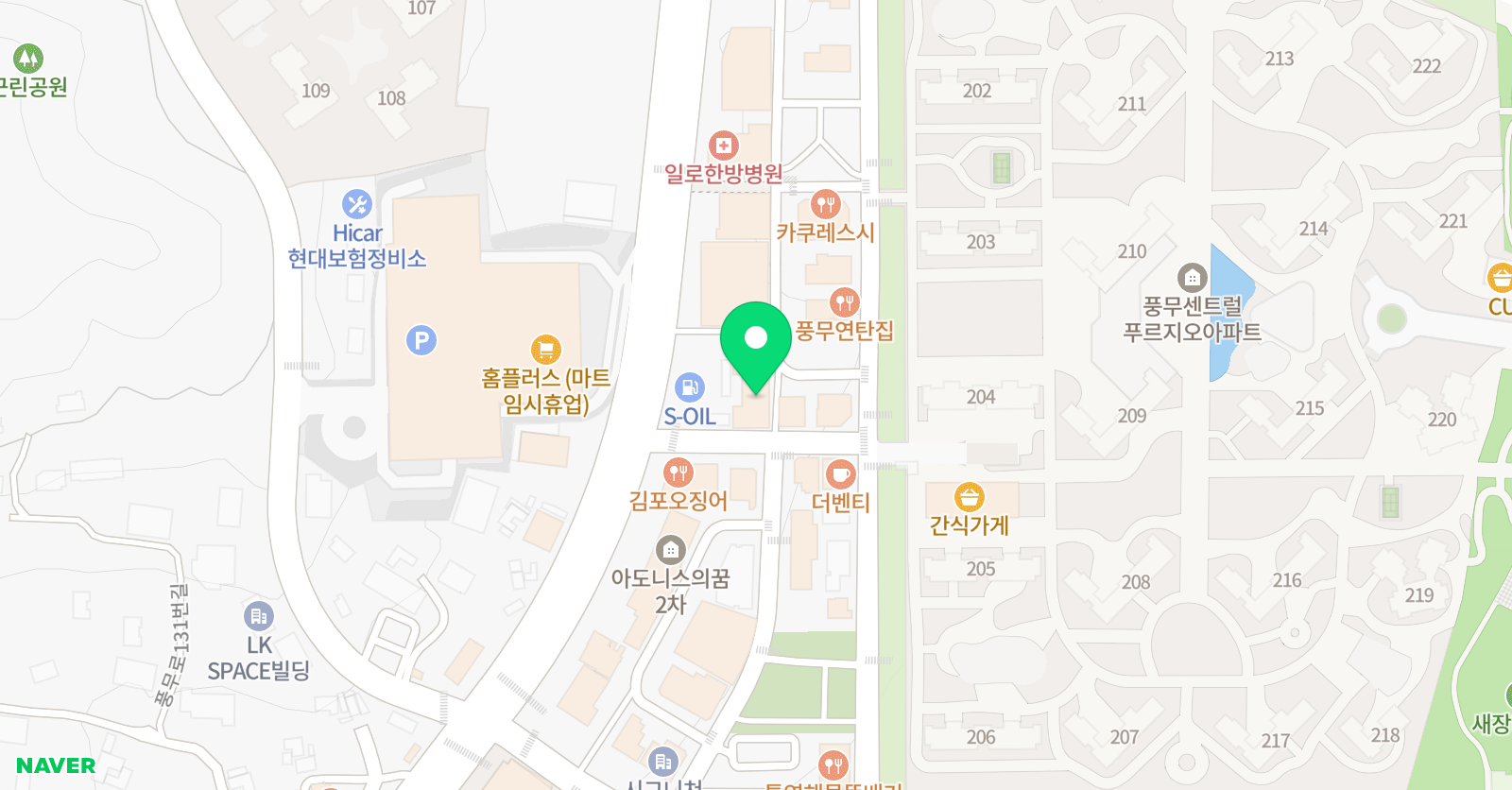 브리앙뜨 음악학원 위치