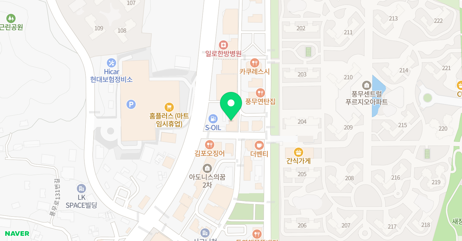 본스토리타임 영어학원 위치