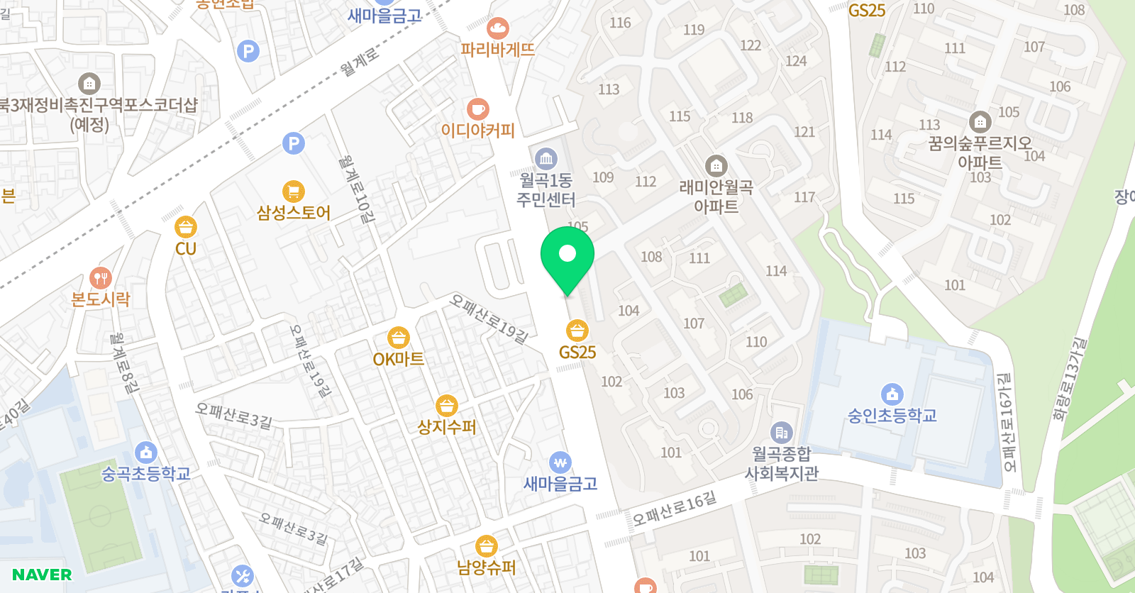 뮤앤 음악교습소 위치
