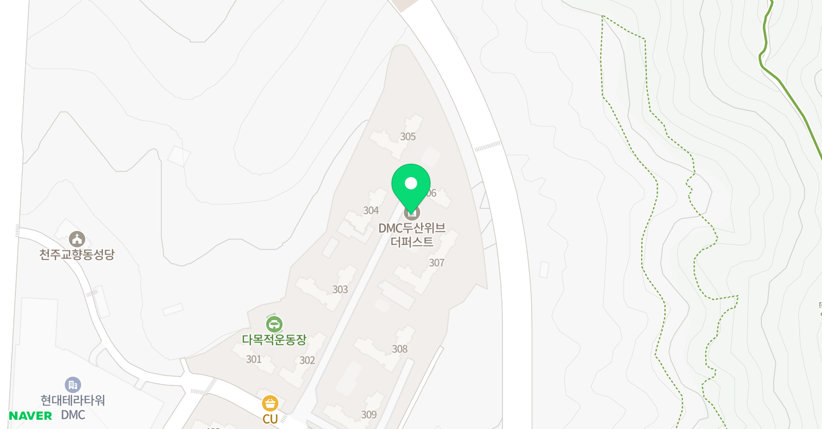 아트앤하트 고양향동두산위브더퍼스트점 위치