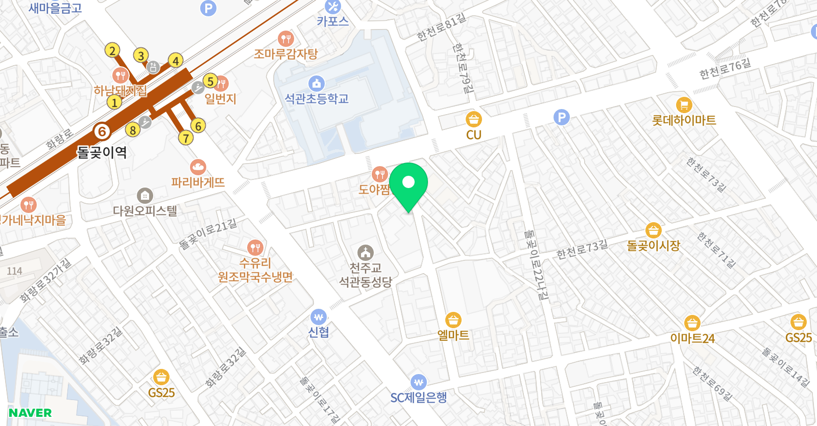 에이블 학원 위치
