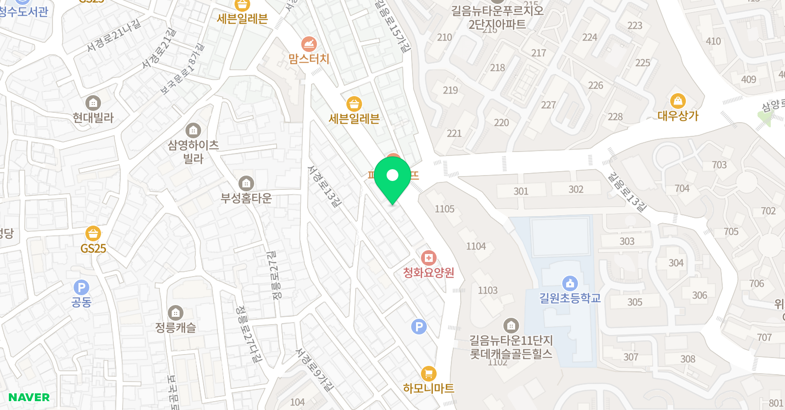 윤선생IGSE아카데미 길음뉴타운학원 위치