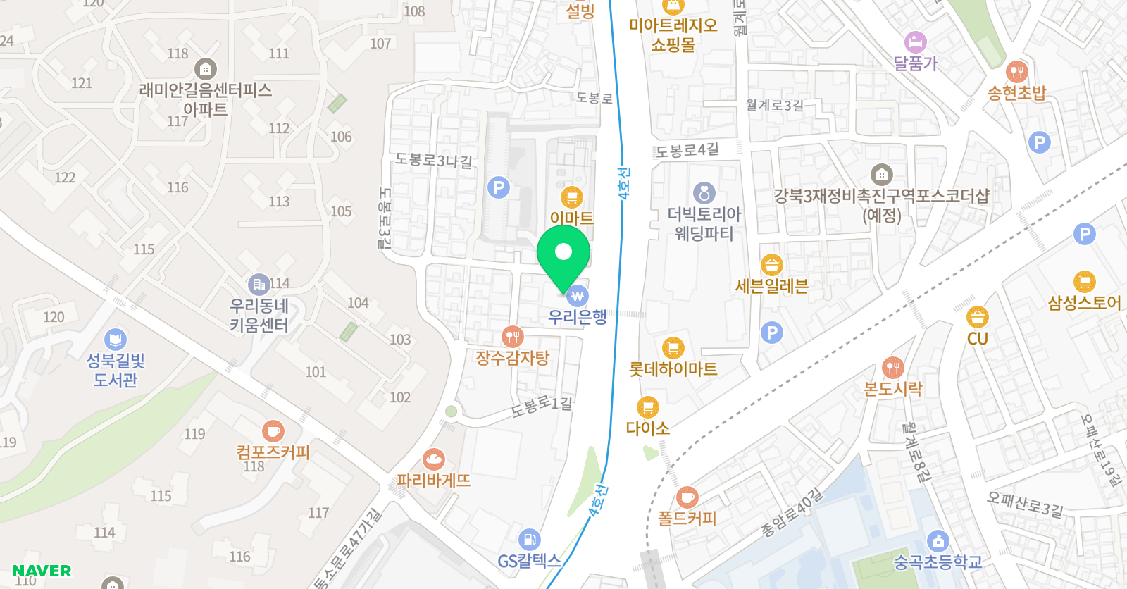 매드댄스 학원 위치