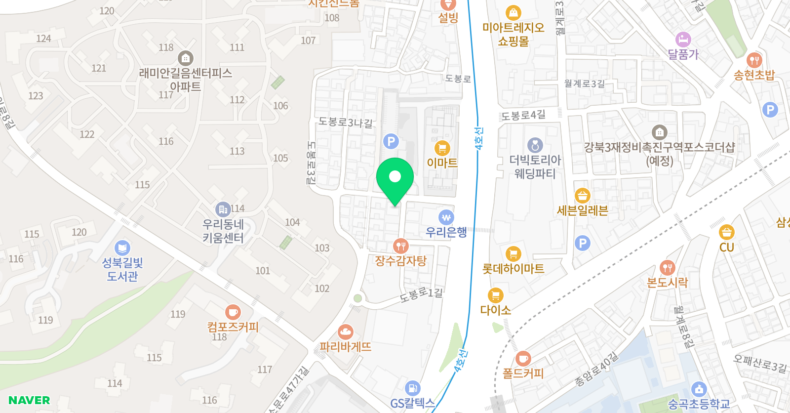 국풍2000 성북길음관 위치