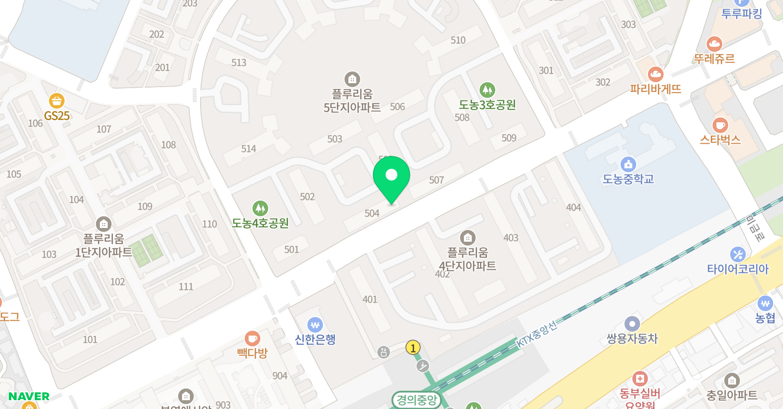 아트앤하트 남양주다산애시앙점 위치