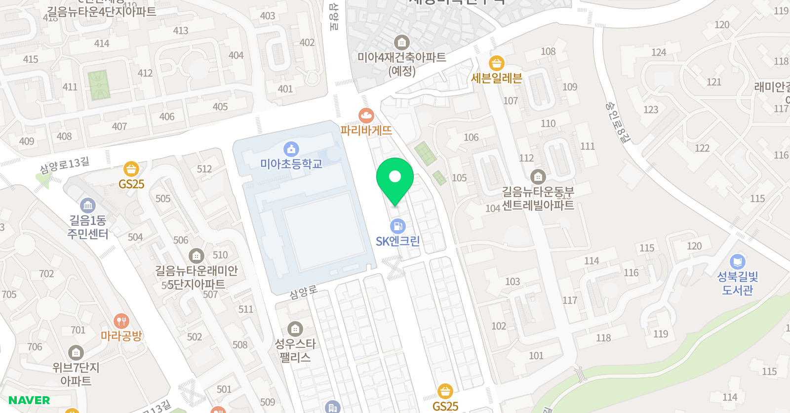 마성의 학원 위치