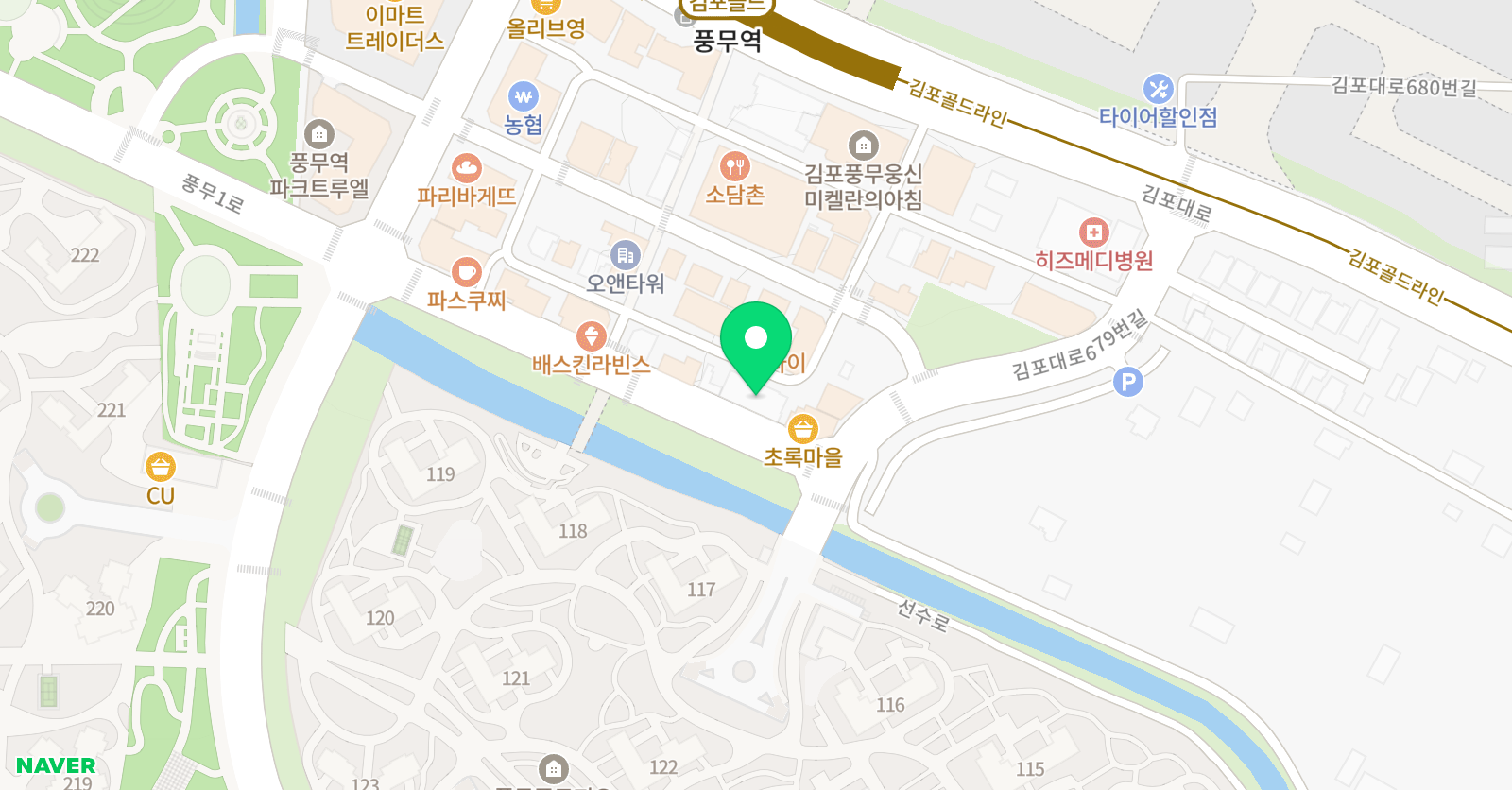 YBM ECC 김포 위치
