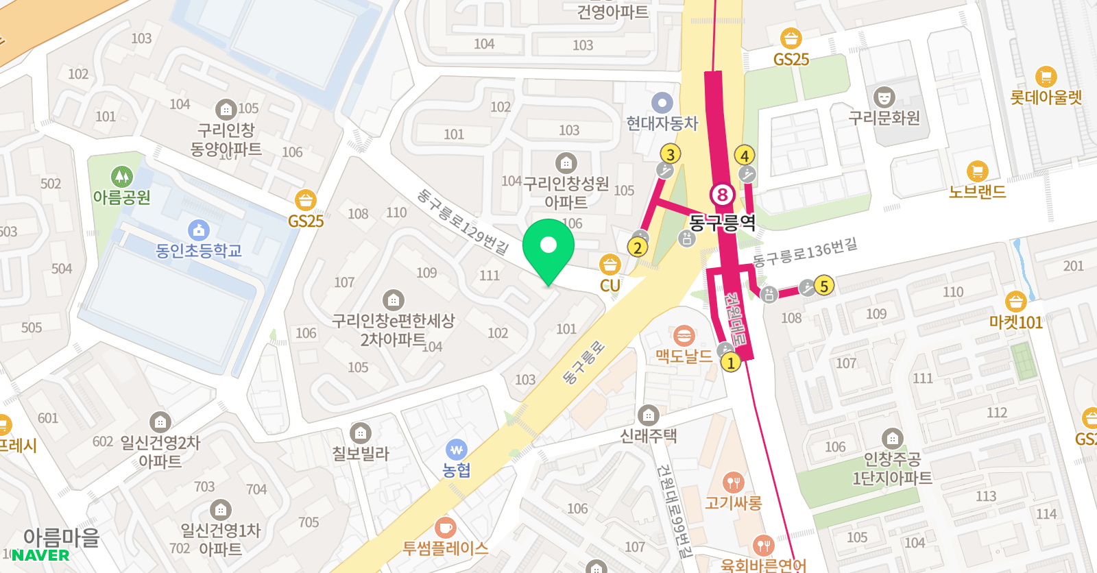 뮤직래빗 음악학원 위치