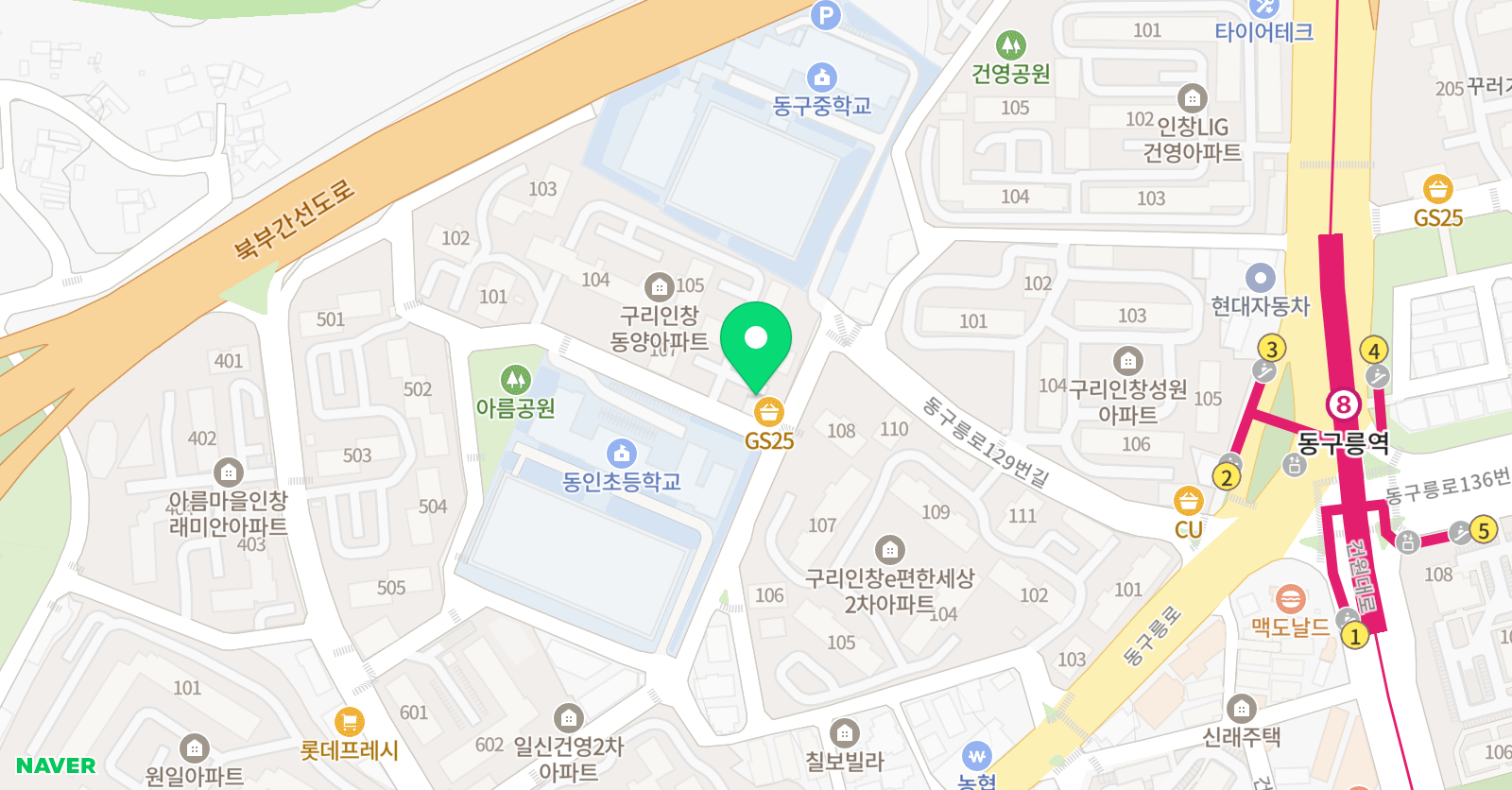 아트앤하트인창 미술교습소 위치