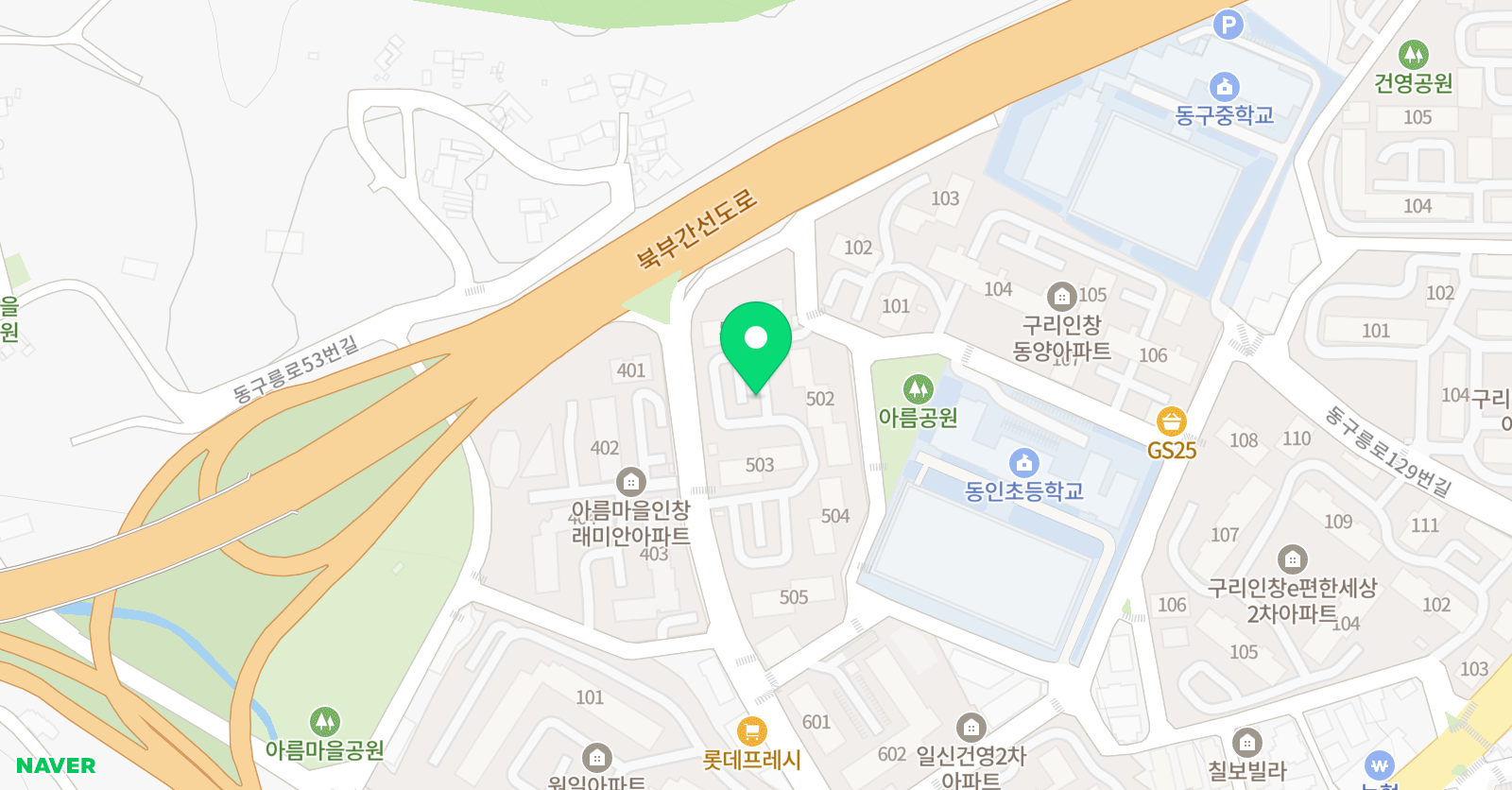 한솔노피곰 삼성래미안교실 위치