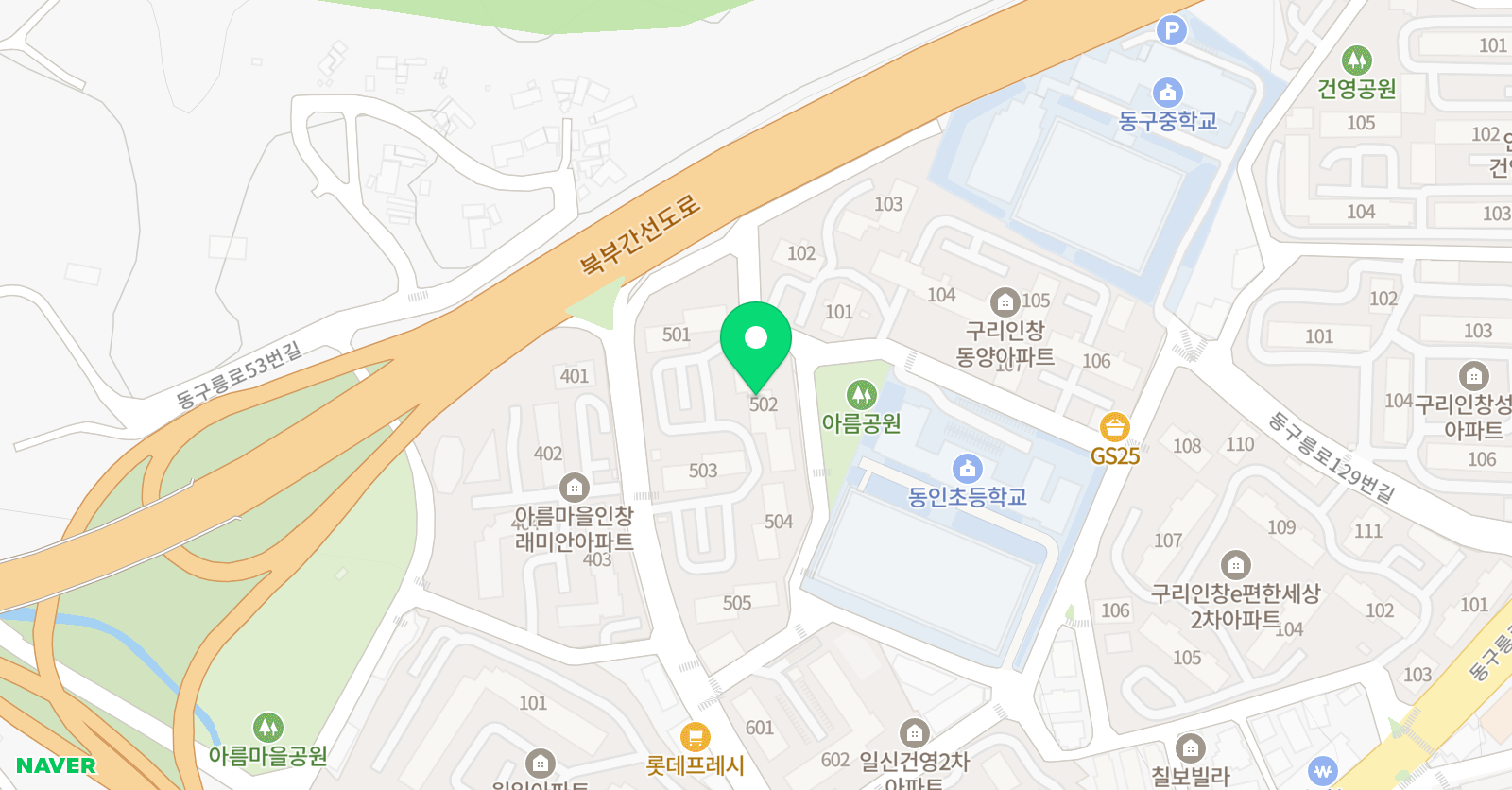 우등생셀파 교실 인창래미안교실 위치