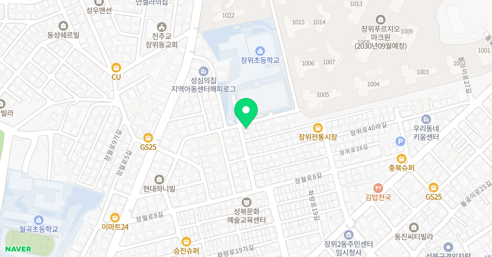 경희대성북 태권도 위치
