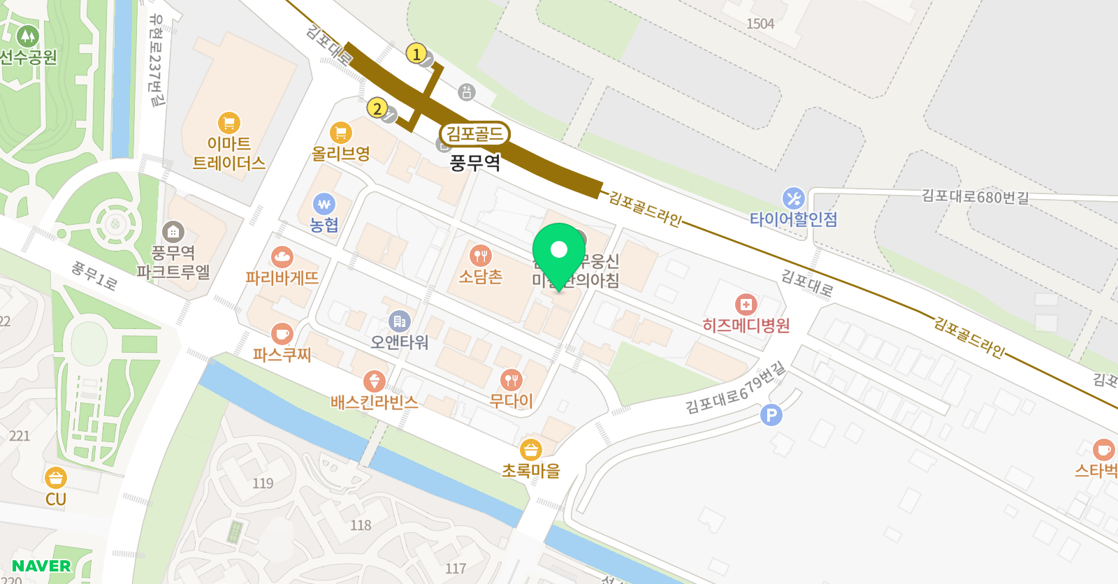 플레이팩토 딱풀리는수학 풍무센터 위치