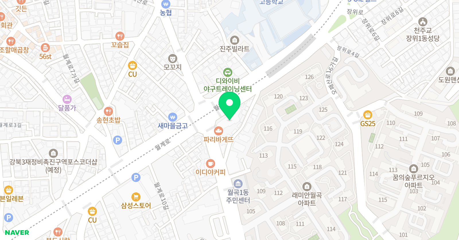 창조의아침 미술학원 월곡캠퍼스 위치