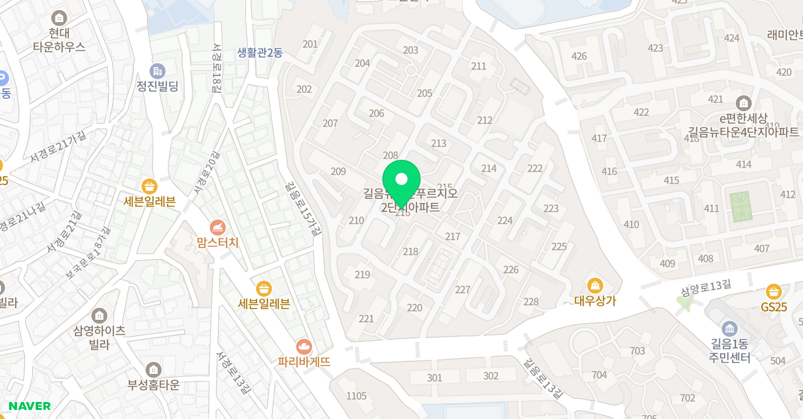 아소비 서울 길음푸르지오2단지점 위치