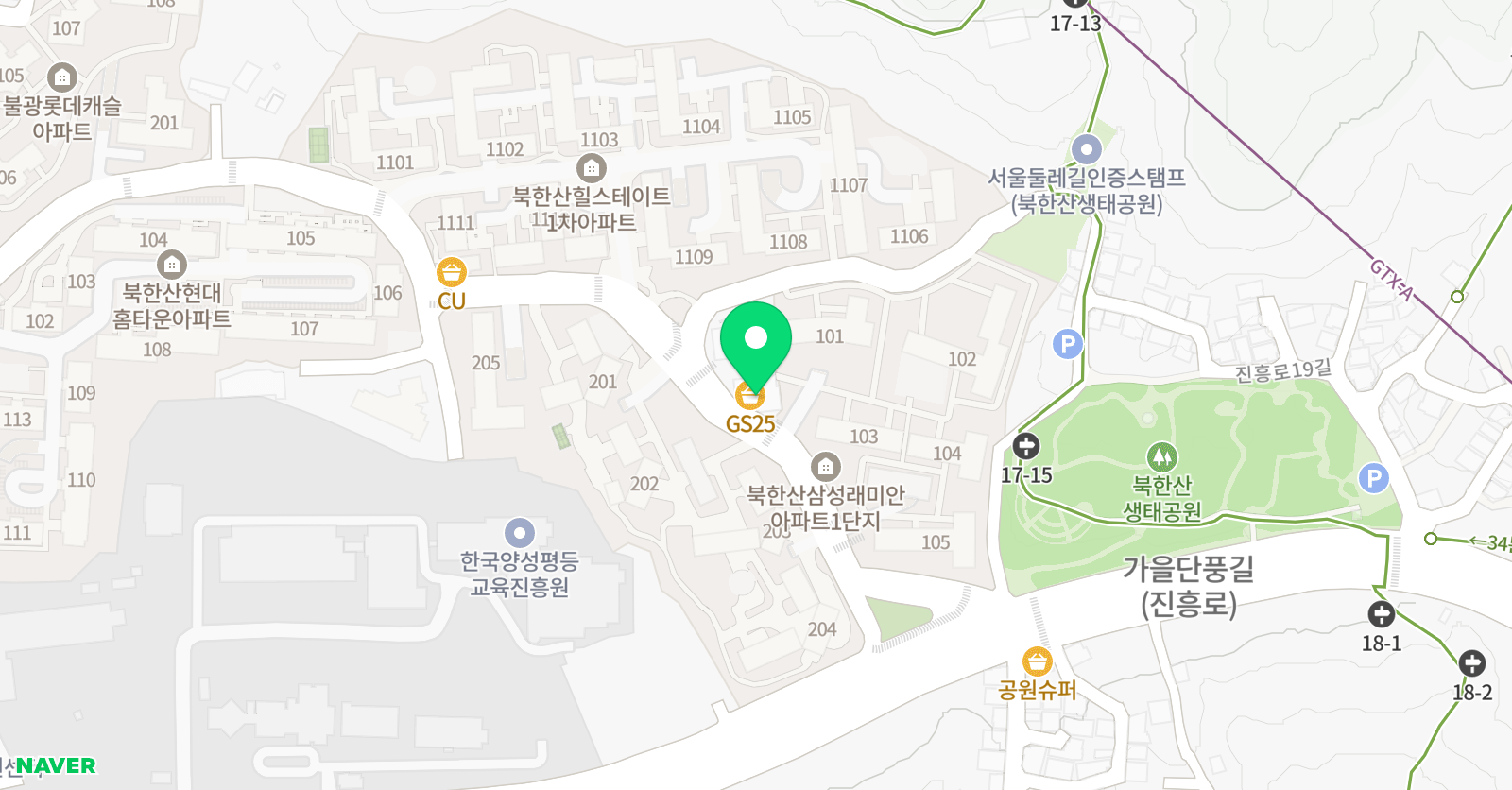 국가대표 GMTA 태권도장 위치