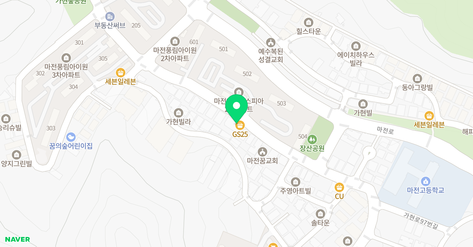 트리니티 음악학원 위치