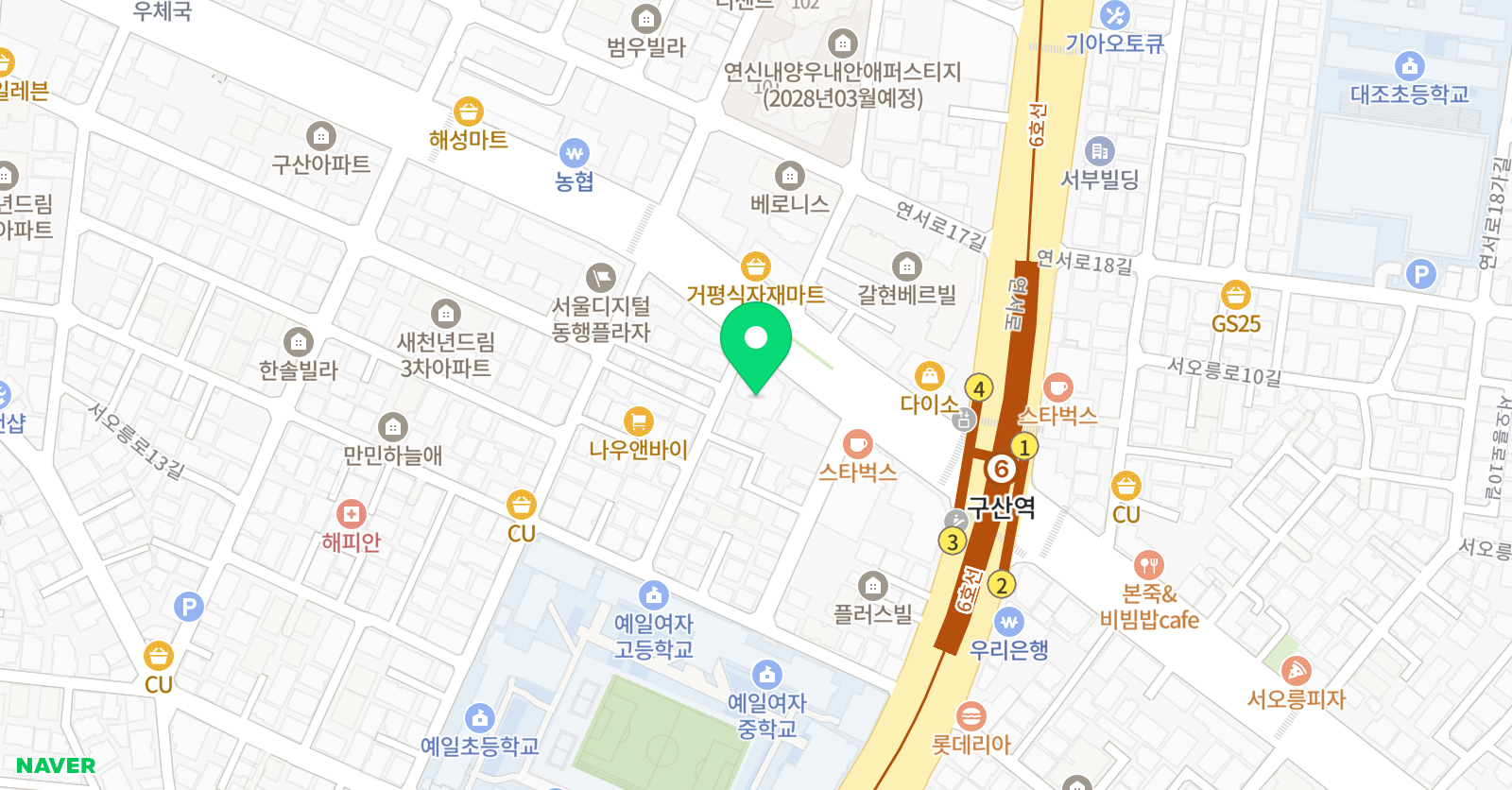 와이즈만 은평센터 위치
