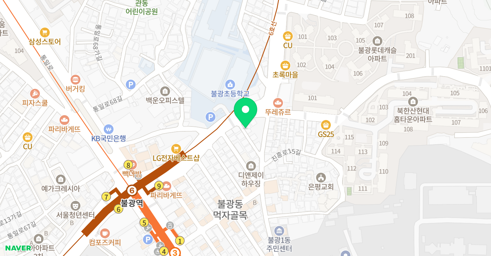 모티베이터 영수학원 3관 위치