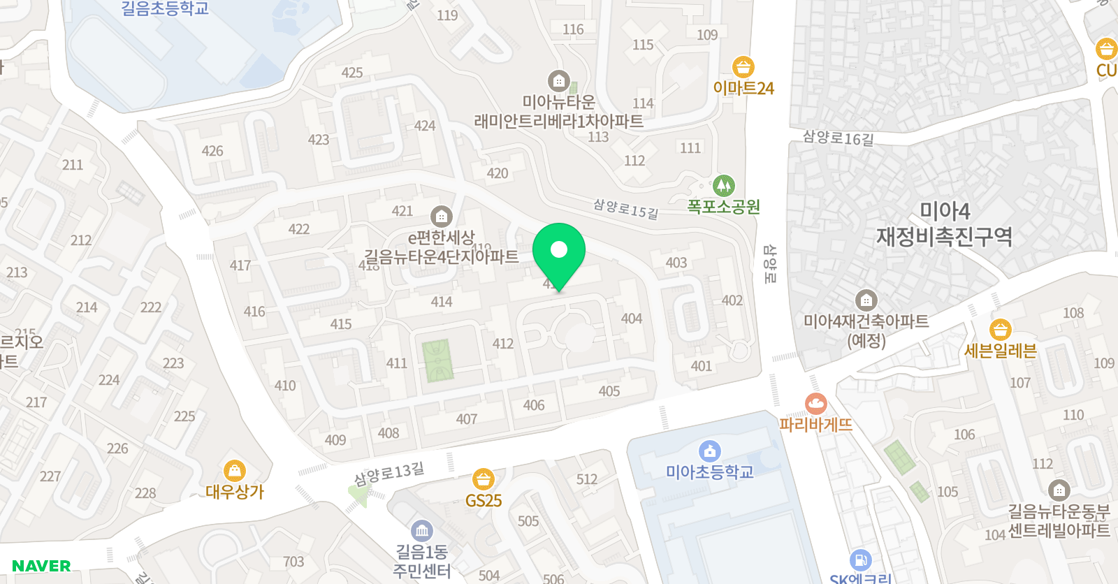 이룸 미술 위치