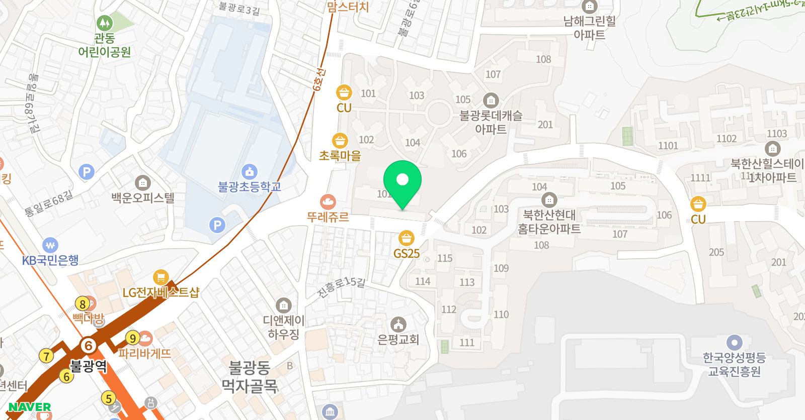 꿈을그리는아트닷 미술교습소 위치