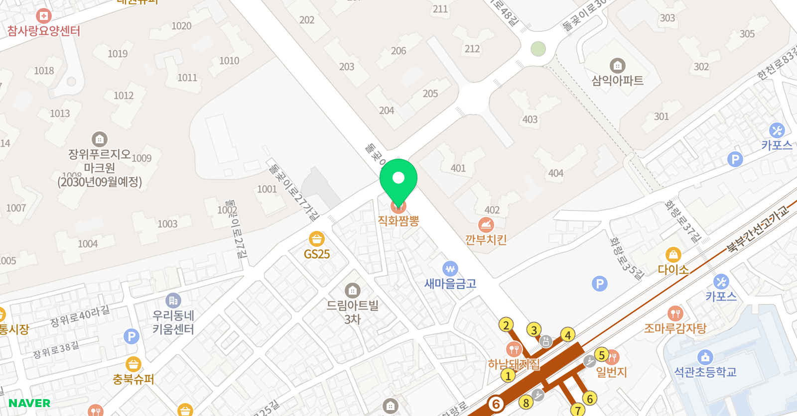 리드인 장위레디언트학원 위치