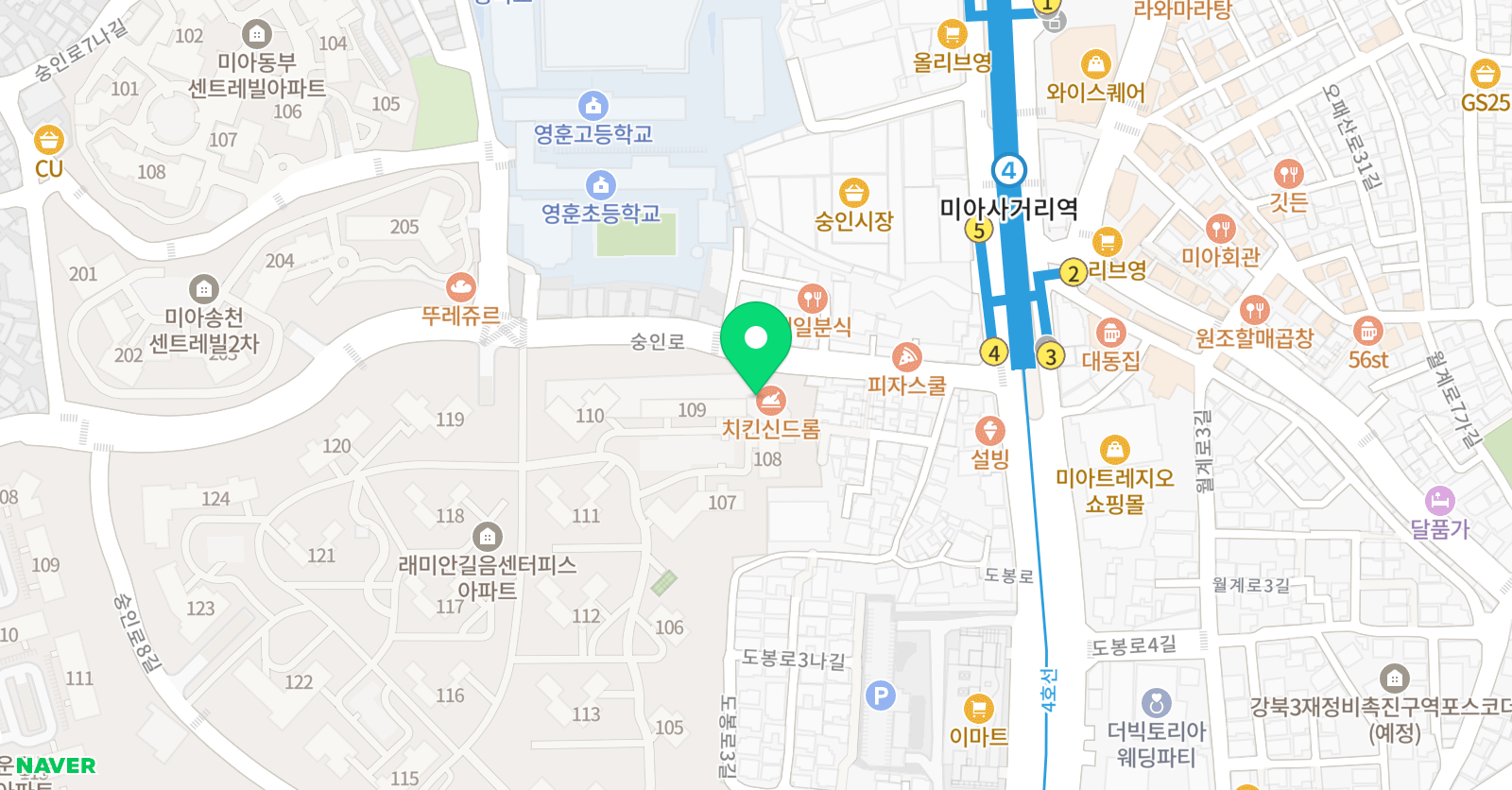 비가나 피아노 음악학원 위치
