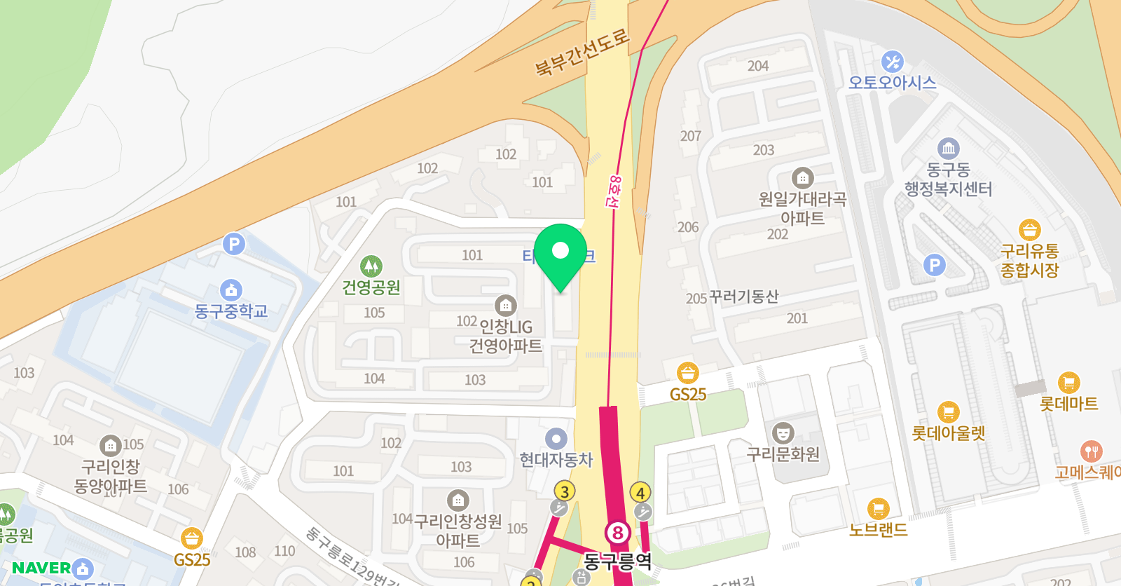 스마트해법 수학 인창건영점 위치
