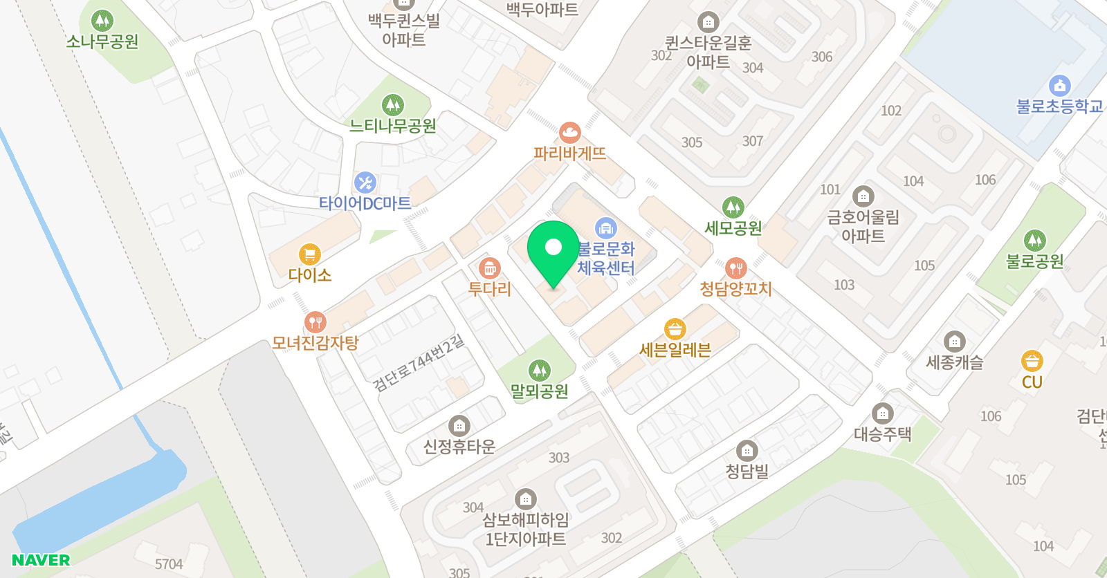 종로엠스쿨 잉글리시아이 불로분원 위치