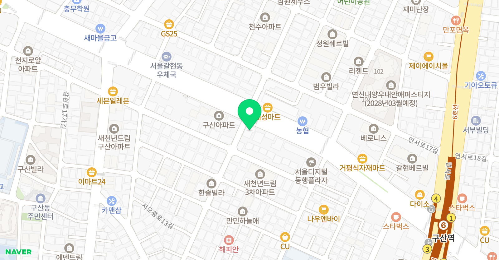 파이온 수학학원 위치