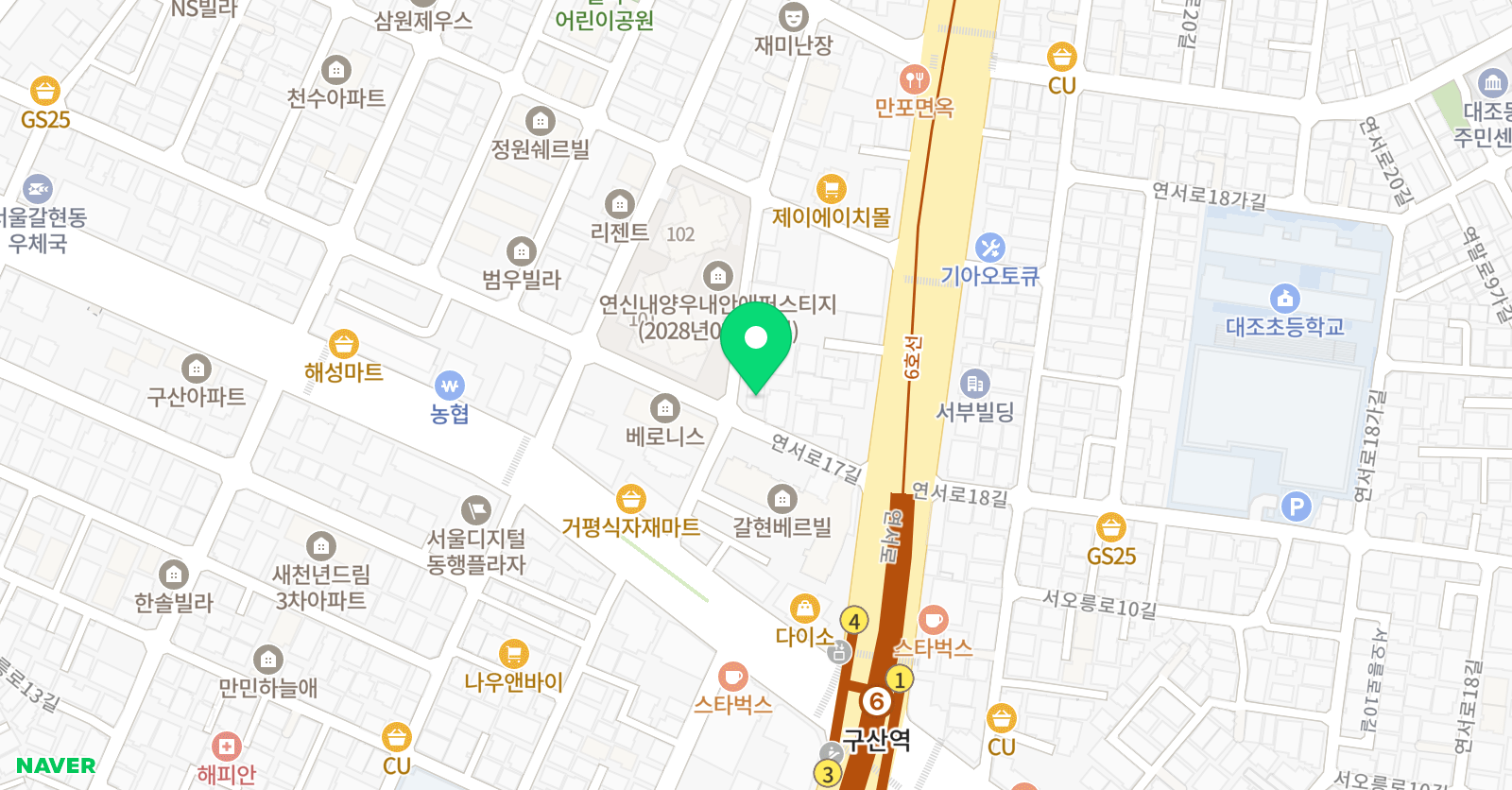 생각하는황소 은평점 위치