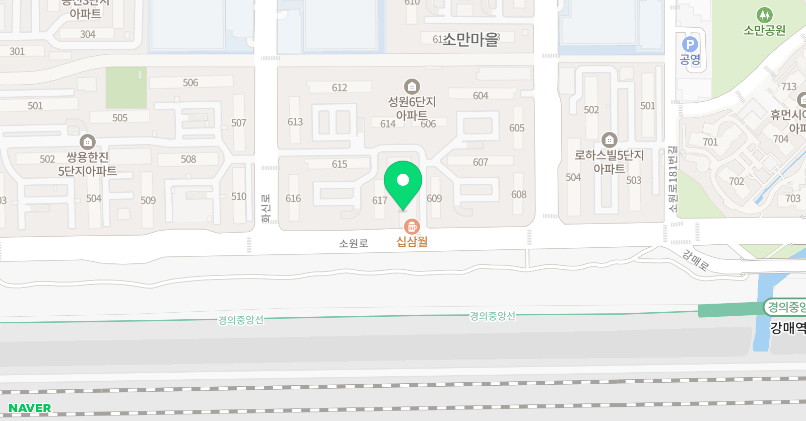sm 지니 영어학원 위치