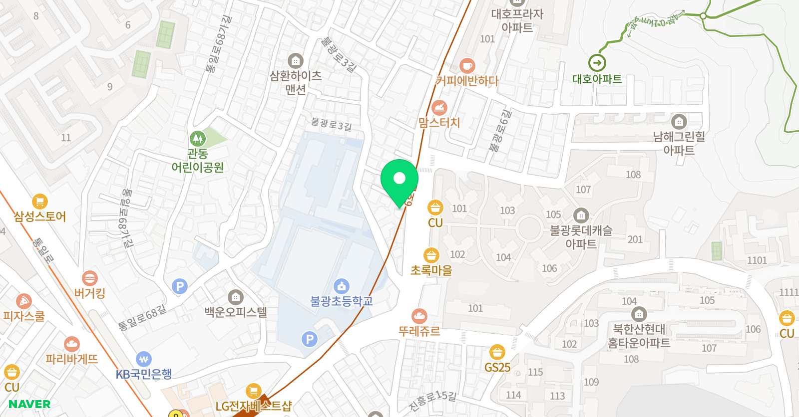 소마 사고력수학학원 은평센터 위치