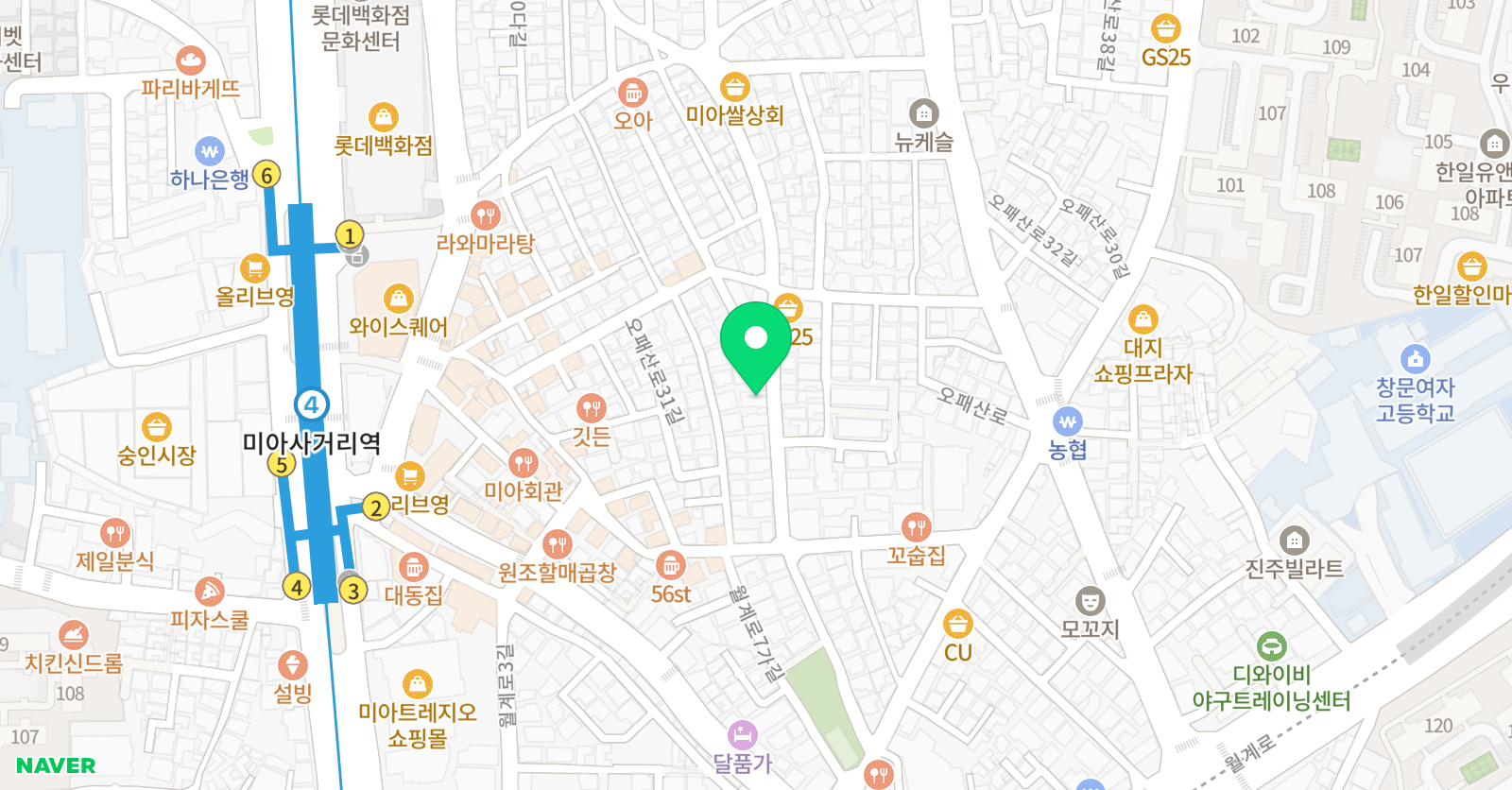 지나 잉글리쉬 위치