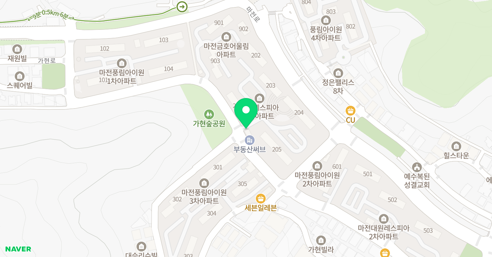 트리니티 미술학원 위치