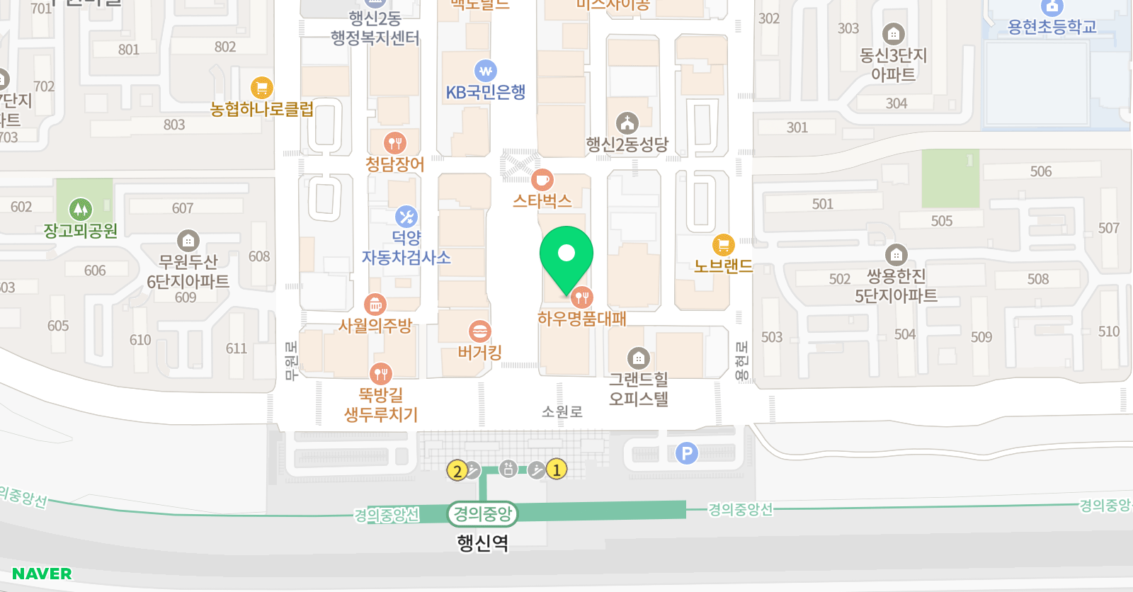 로잔 발레학원 위치