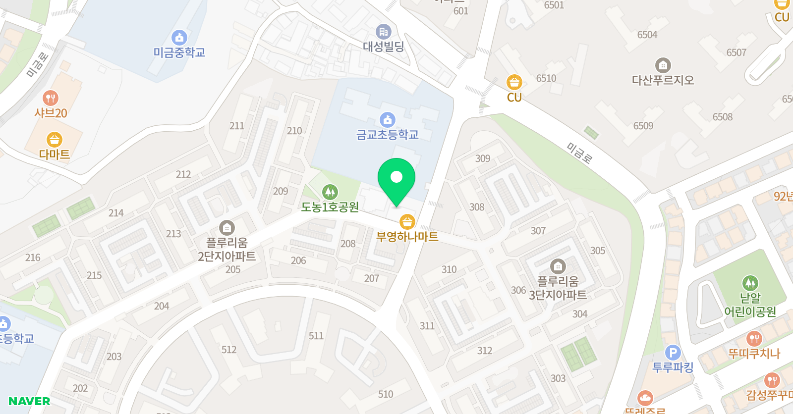 용인대석사 경일 태권도장 위치