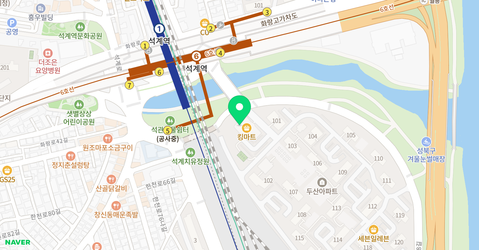 해맑음 학원 위치