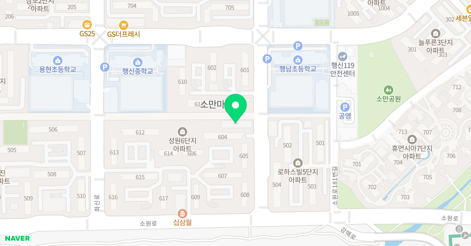 행신 위더스 영어학원 위치
