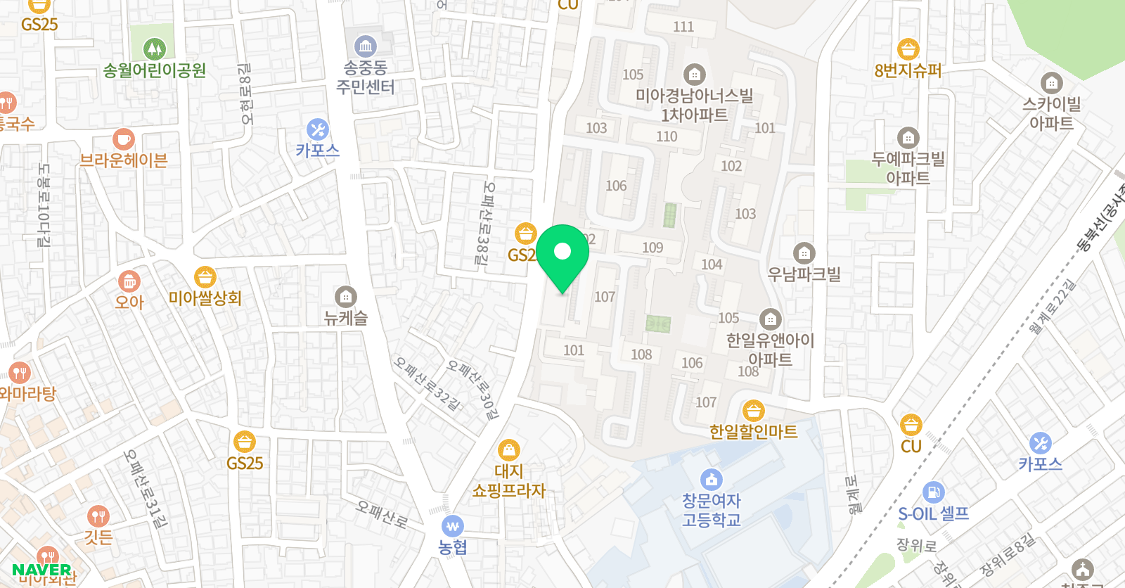 수학톡톡 수학교습소 위치