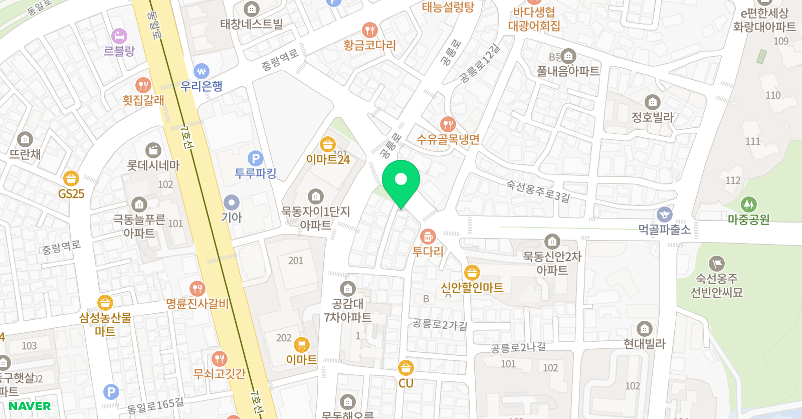 탑에듀 학원 위치