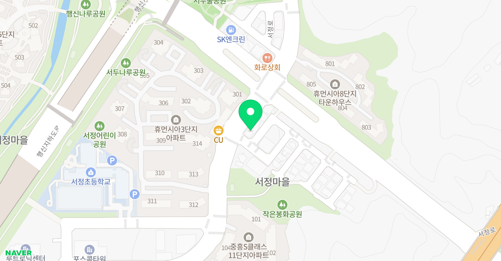 국가대표 참 태권도 위치