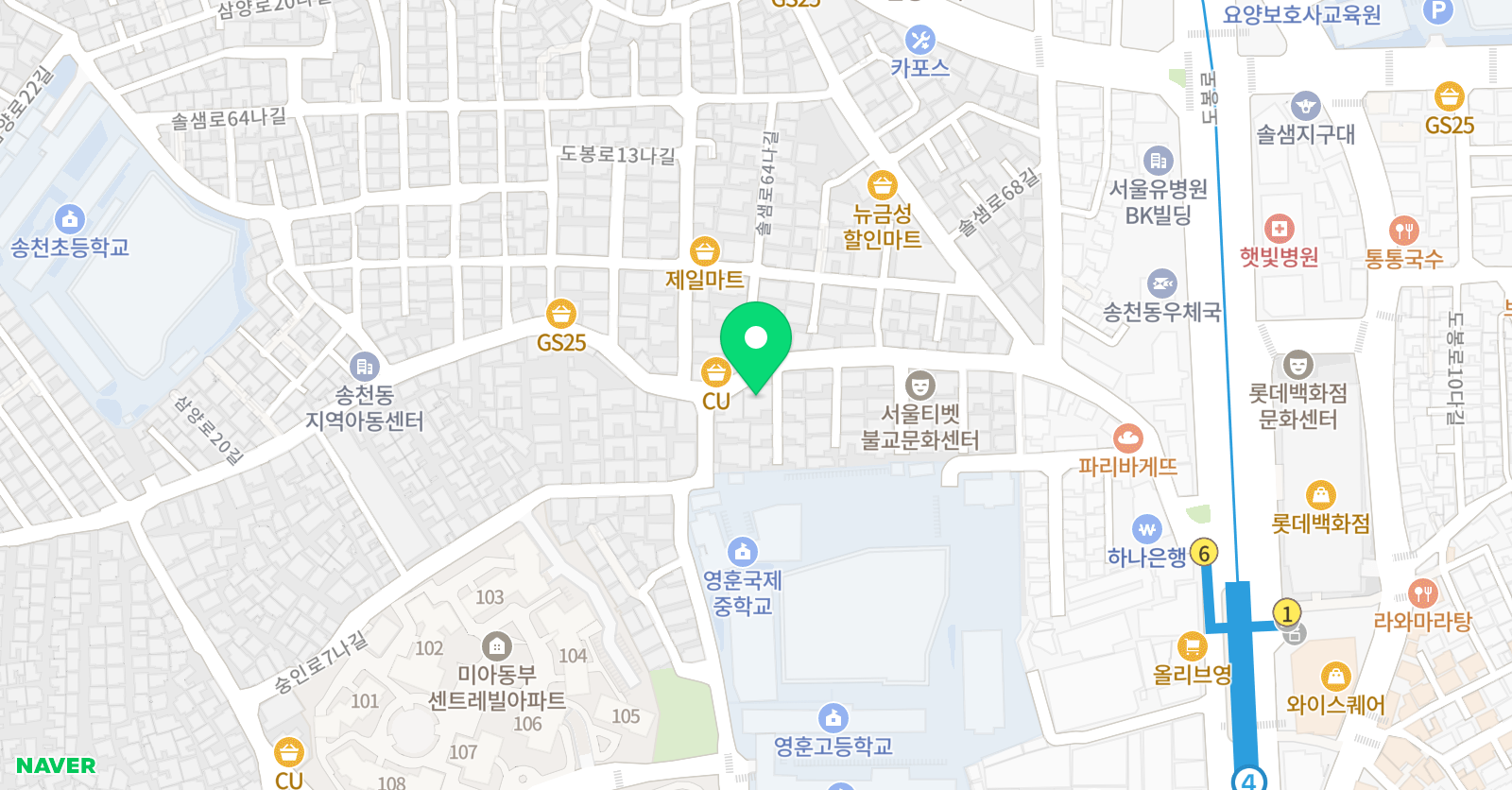 청훈 태권도 위치