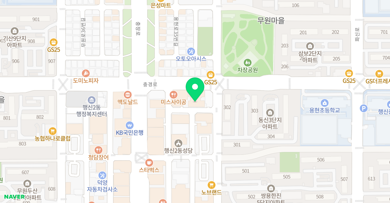 퍼스널 개별지도 학원 위치