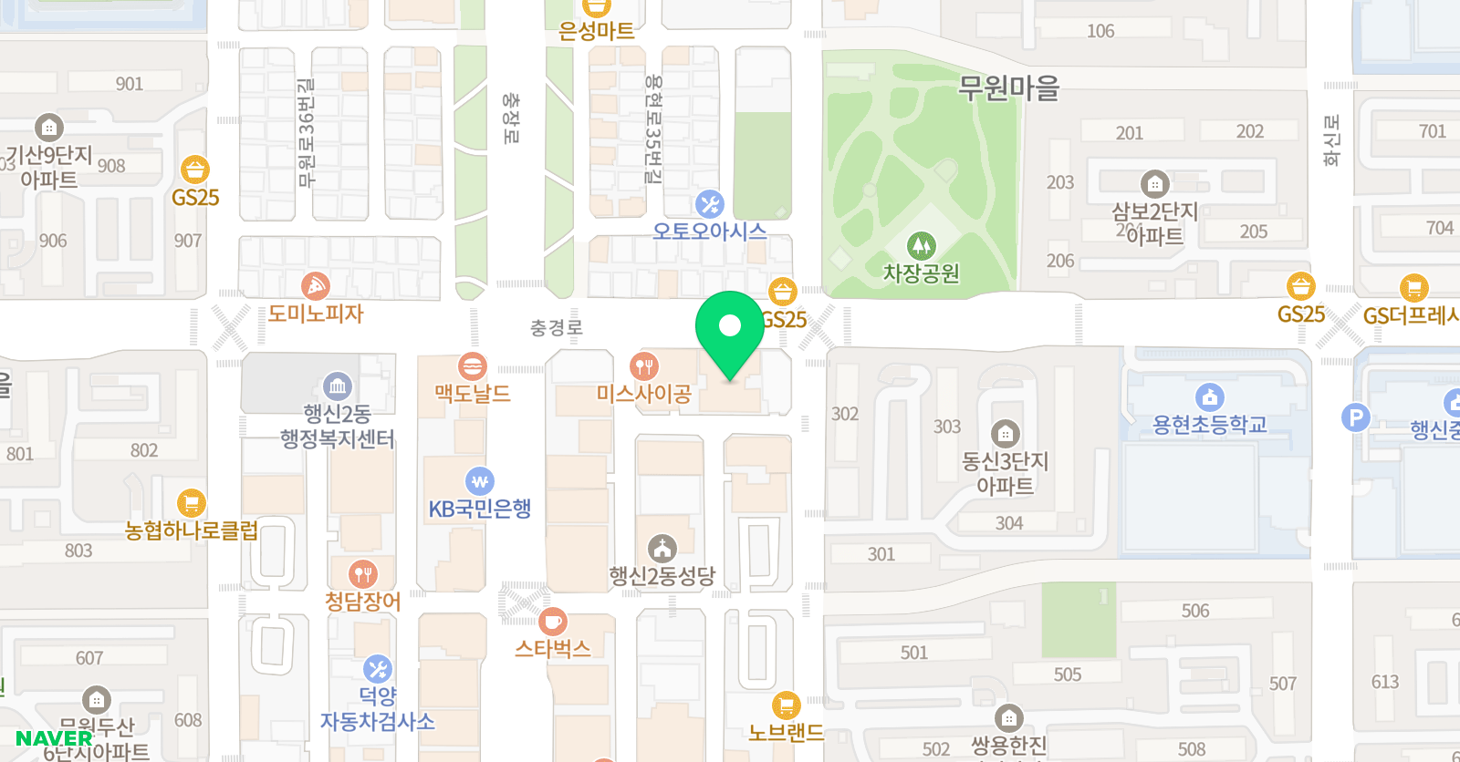 이지샘 보습학원 위치