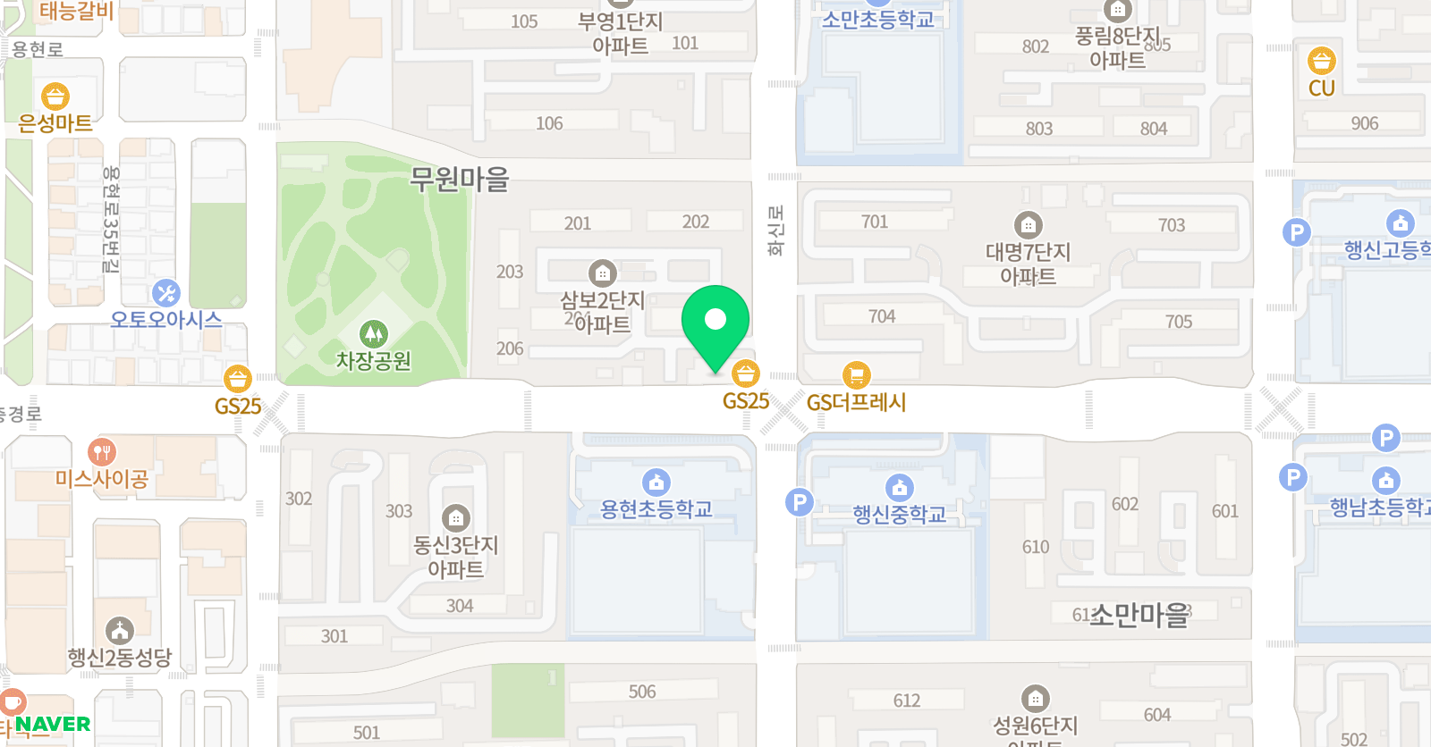 행신 학원 위치