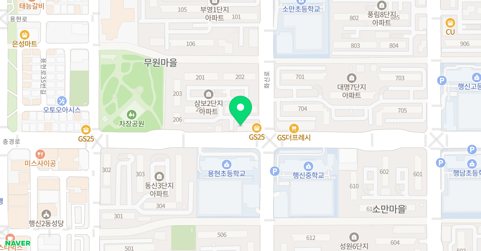 명성 태권도 줄넘기클럽 위치