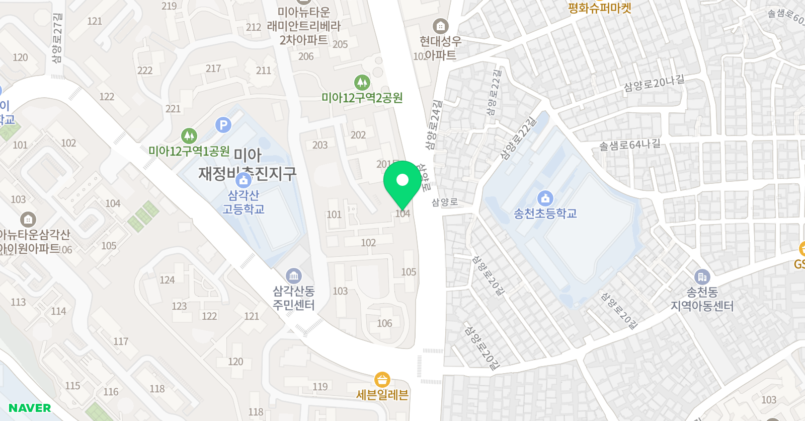 플라톤 독서토론논술 교습소 삼각산동래미안 위치
