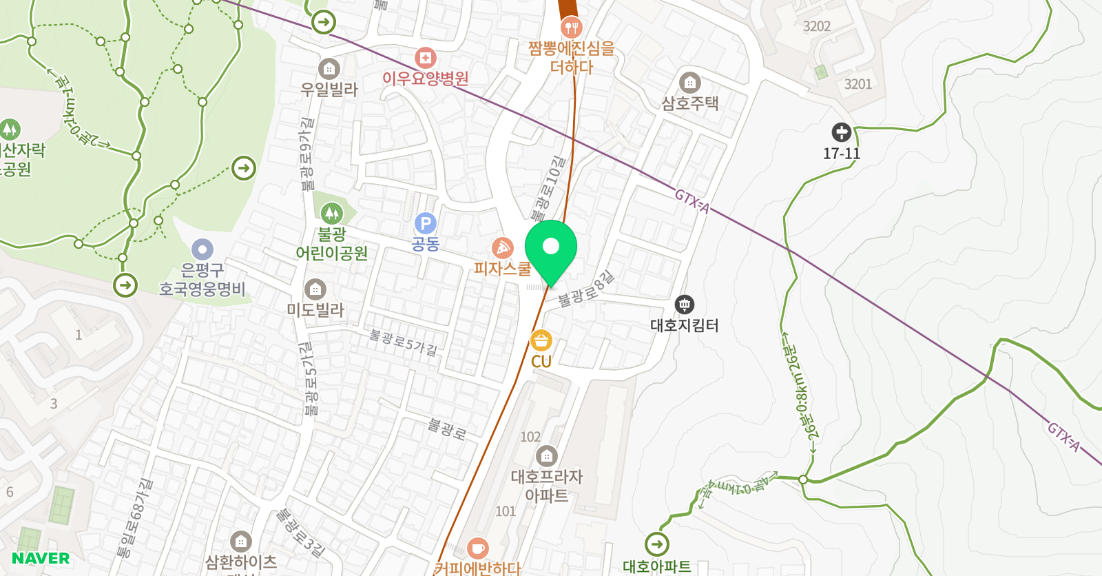 교일학원 불광캠퍼스 위치